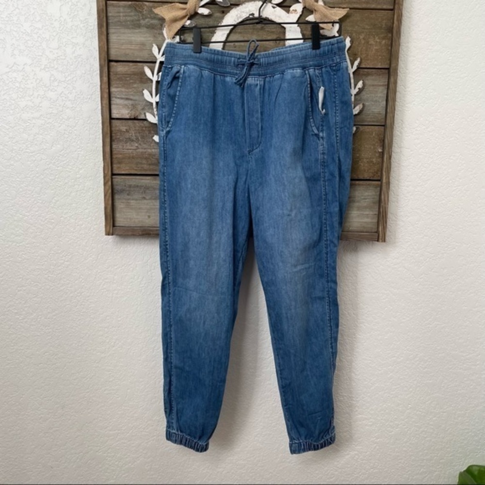 GAP denim stretch joggers pants size‎ M MWT